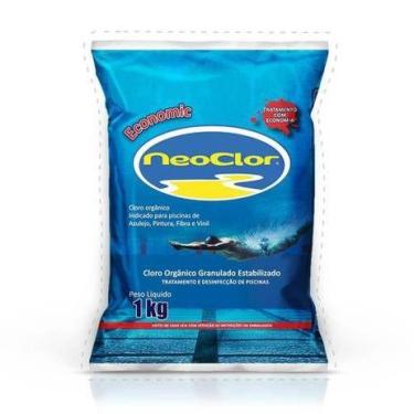Imagem de Cloro econômico Neoclor 1kg ( cloro puro, granulado) - NoBrand