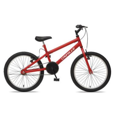 Imagem de Bicicleta Cazelle Aro 20 Sem Marchas Freios V-Brake Colli, Vermelho
