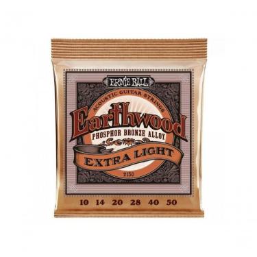 Imagem de Encordoamento Para Violão Aço .010 Extra Leve Earthwood 2150 Ernie Ball