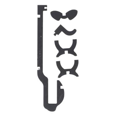 Imagem de Suporte para garrafas de vinho em forma de madeira em forma de animal decorativo estável na mesa de vinho stand (Cor preta em forma de cachorro)