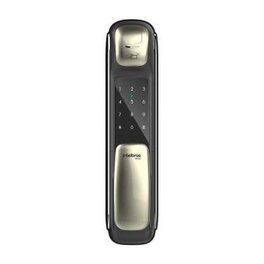 Imagem de Fechadura Digital de Embutir Intelbras FR 630 Push & Pull com Biometri