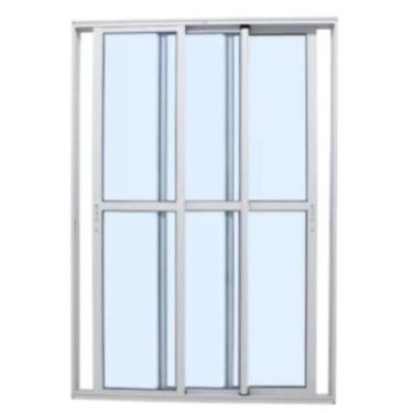 Imagem de Porta Balcão Sacada 3 Planos 2,10x1,80 Branca L.25 - RV PORTAS E JANEL