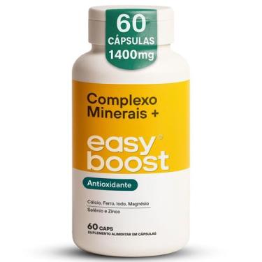 Imagem de Complex Minerais Easyboost Cálcio Ferro Magnesio Iodo 60caps - EASY BO