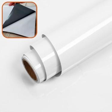 Imagem de Adesivo Vinil Pelicula Adesiva Blackout Branco Largura 50cm (10 Metros)