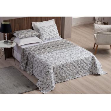 Imagem de Cobre Leito Marie Queen 2 60 M X 2 40m Dupla Face - Casa das Cortinas,