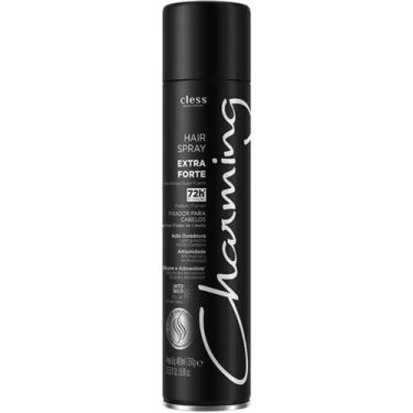Imagem de Hair Spray Charming Black Fixação Extra Forte 400ml - Cless