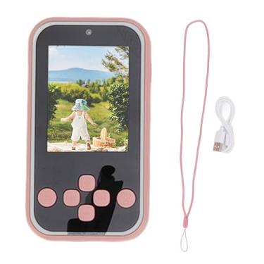 Imagem de Câmera digital de 96MP 2,4 polegadas Multifuncional de alta definição 1920x1080 Lente dupla Câmera digital MP3 Music Player Livros eletrônicos (Rosa)