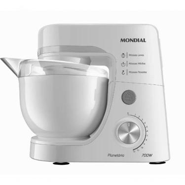 Imagem de Batedeira Planetaria Mondial 700w Ultra Turbo Branca 110V
