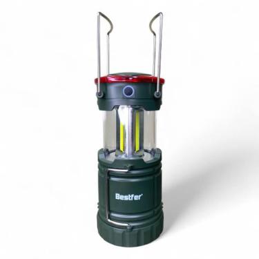 Imagem de Lampião Lanterna Led E Sinalizador Para Camping Imantado - Bestfer