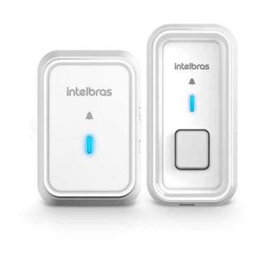 Imagem de Campainha Sem Fio com Bateria Intelbras CIB 101 Branco