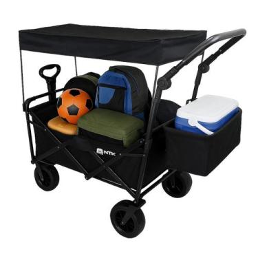 Imagem de Carrinho de Carga Passeio Montclair Nautika Dobrável Aço 80kg p/ Casa 