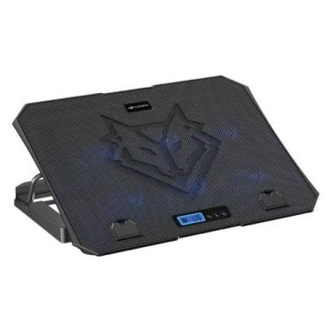 Imagem de Base Para Notebook C3Tech 15,6 USB Com 6 Coolers LED Azul NBC70BK