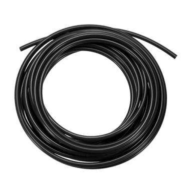 Imagem de HARFINGTON Tubo pneumático Mangueira PU 8 mm OD x 5 mm ID 10 metros (32,8 pés) Tubo de mangueira de linha de poliuretano PU para compressor de ar transferência de fluido de água, preto