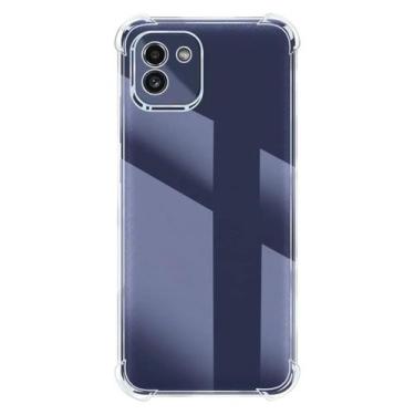 Imagem de Capinha Silicone Antichoque Transparente Compatível com Samsung A06 - 