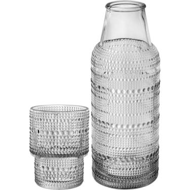 Imagem de MORINGA COM COPO HOME&CO VIDRO 170/800ML 21x8x8cm TRANSPARENTE