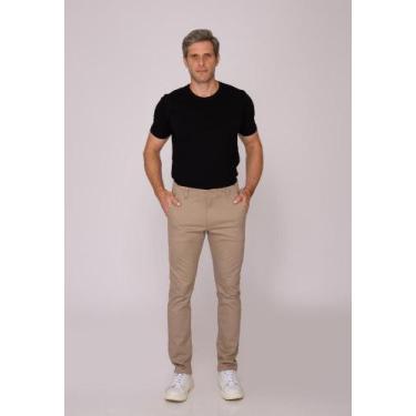 Imagem de Calça Macaw Sarja 7767 Bege F075, Bege, 40