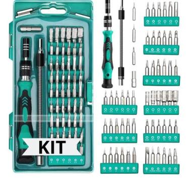 Imagem de Kit Ferramentas 60 Peças Para Reparos Em Moveis Pc Celulares Torx Phil