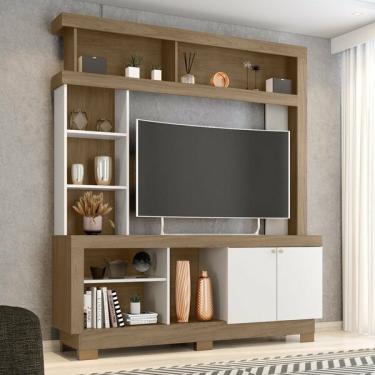 Imagem de Estante Home Painel Para Tv Até 50 Polegadas 2 Portas Mali Ca