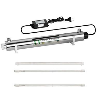 Imagem de Esterilizador Uv Da água 25w Esterilizador Ultravioleta De Aço Inoxidável 304, Filtro Ultravioleta Do Esterilizador Do Purificador Da água, Taxa 99,99% Da Esterilização 6gpm