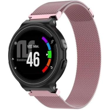 Imagem de Pulseiras magnética em Aço/Inox NSmart compatíveis com Garmin Forerunn