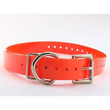 Imagem de (Laranja) - Substituicao de fivela de faixa de colarinho extra 3/4 "para Garmin Delta Dogtra SportDOG Tri Tronics Petsafe TrainPro Petrainer Educador Esky Most Dog Training Collars and Fence