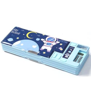 Imagem de Ristpal Estojo Multifuncional Pop-Up, Organizador De Canetas Com Desenho Animado Fofo, Artigos Papelaria Calculadoras, Apontador, Agenda, Material Escolar, Melhores Presentes Aniversário Para Crianç