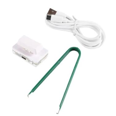 Imagem de Teclado de Interruptor de Teclado único, Usuário Macro Programável USB Definido por Usuário 1 Para Inserir a Senha, RGB Wired Chairling Chay Atalho (Branco)