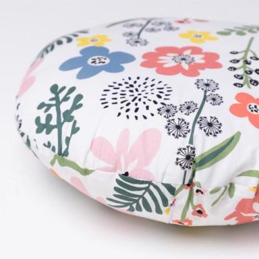 Imagem de Almofada Redonda - Flô Pastel - Abra Casa