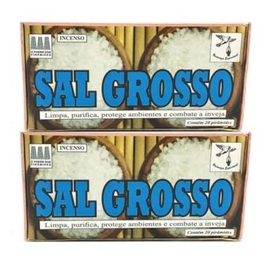Imagem de 2 Caixas De Defumador Natureza Espiritual - Sal Grosso