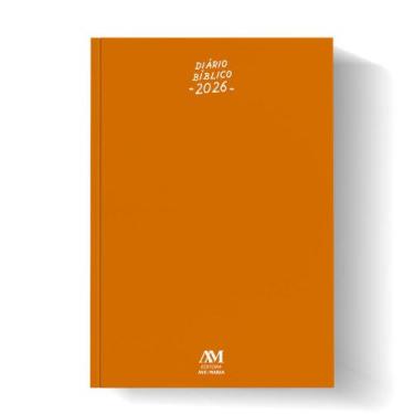 Imagem de Agenda Diário Bíblico 2026 Brochura Laranja - Ave - Maria
