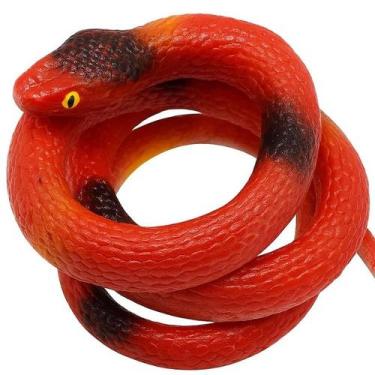 Imagem de Cobras De Borracha Serpente Naja Macia Brinquedo Realista - STORE SHAR