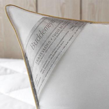 Imagem de Travesseiro Cetim Toque de Pluma em Algodão 50 x 90 - Buddemeyer, 1 un