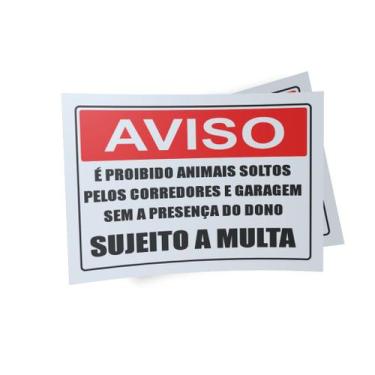 Imagem de Kit 3 Placas sinalização 15x21cm EM PVC PL(162) - Tema: Condomínio Pro