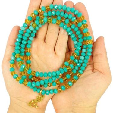 Imagem de Colar Guia Cristais Orixá Logunedé Proteção Espiritual - Balaio de San