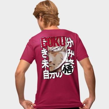 Imagem de Camisa Camiseta Genuine Grit Masculina Estampada Algodão 30.1 Goku Dra