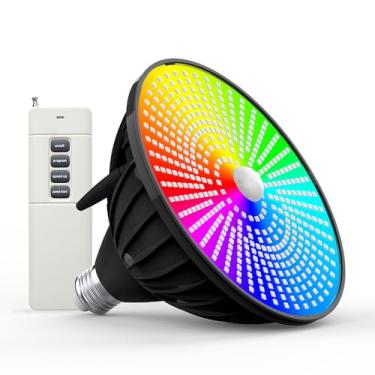 Imagem de Luzes de piscina 120 V 60 W RGB mudança de cor LED para piscina enterrada lâmpada de substituição para luminária Pentair e Hayward com