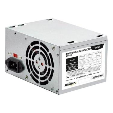 Imagem de Fonte Atx 230w Real Brazil Pc Tronos Bpc-230v1.2 Oem