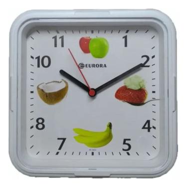 Imagem de Relogio de Parede Branco TWI Eurora 6555 141