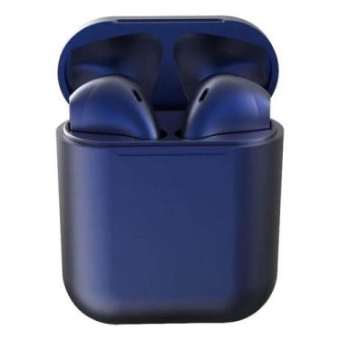 Imagem de Fone De Ouvido Bluetooth Sem Fio Android E Ios ul Escuro - TWS