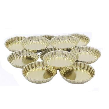 Imagem de 12 Forminhas Borda Ondulada Multiuso Torta, Bolo,Empada 10cm - Nipo Ce
