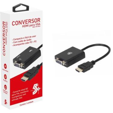 Imagem de Conversor HDMI para VGA com Saída de áudio R/L - Santana Centro