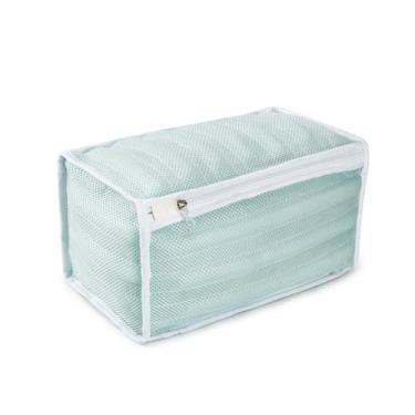 Imagem de Bolsa de máquina de lavar para sapatos: Bolsa leve para lavanderia para lavadora e secadora - Bolsa reutilizável de limpeza de sapatos para tênis, kit de limpeza sem manchas, várias cores para opções