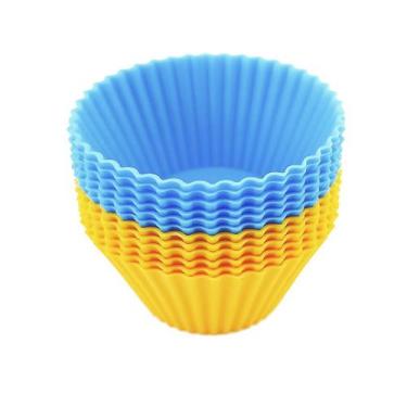 Imagem de Kit Forminhas De Silicone Cupcake Festas e Doces - Aliança