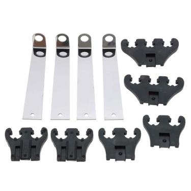 Imagem de A ABSOPRO Separadores de teares de fio de vela de ignição para Chevy para Ford 7/8/9 mm Suporte separador de fio de ignição para Chevrolet preto