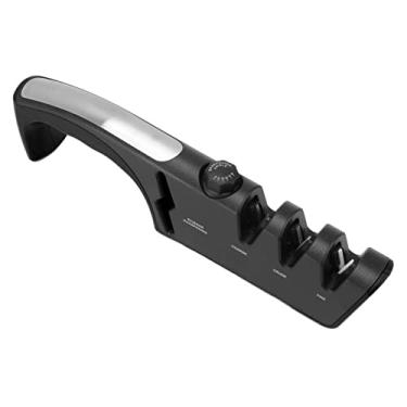 Imagem de AUNMAS Aparecedor da Faca, Diamante Knife Sharpner Knife Sharping Tool Tool Sharpnener Manual Sharping (Preto)