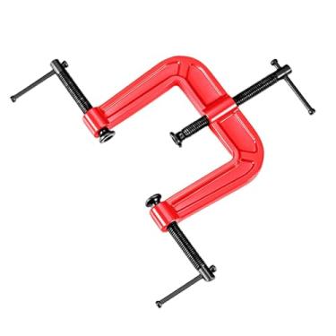 Imagem de Ioensy Grampo de Canto de Três Garras para Marcenaria de 2 Polegadas com Parafuso de 9 Mm de Diâmetro de Metal