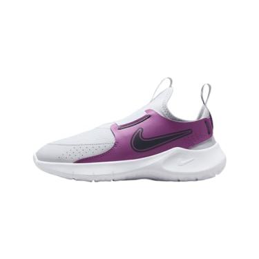 Imagem de Nike Tênis de corrida infantil Flex Runner 3 (FN1294-007, cinza futebol/fúcsia quente/branco/azul trovão), Cinza futebol/fúcsia quente/branco/azul trovão, 16