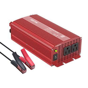 Imagem de BESTEK inversor de energia 1000 Watt DC 12 Volt, conversor de energia 1000 W DC para conversor AC para carro