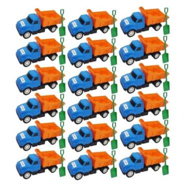 Imagem de Kit 24 Brinquedo Caminhão Com Pá Carrinho Infantil Menino Criança