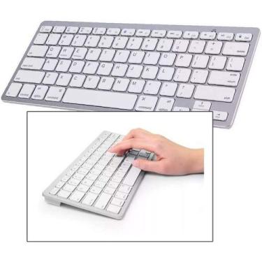 Imagem de Teclado e Mouse Bluetooth Branco para Macbbook Todos Modelos - xdoria